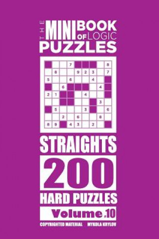 Libro Mini Book of Logic Puzzles - Straights 200 Hard (Volume 10) Mykola Krylov