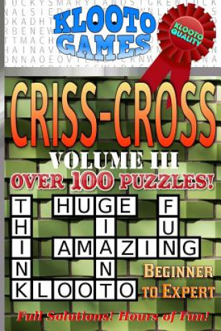 Kniha KLOOTO Games CrissCross Volume III Klooto Games