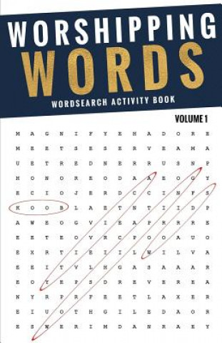Carte Worshipping Words - Activity Book: Wordsearch Volume 1 Caren Williford