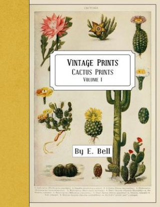 Kniha Vintage Prints: Cactus Prints E Bell