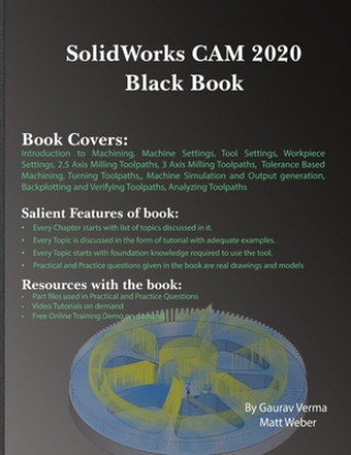 Könyv SolidWorks CAM 2020 Black Book Matt Weber
