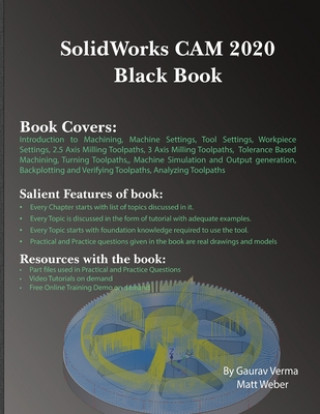 Książka SolidWorks CAM 2020 Black Book Matt Weber