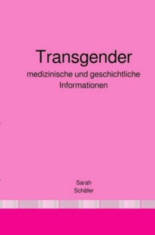 Kniha Transgender Sarah Schäfer