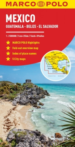 Materiale tipărite Mexico Marco Polo Map 