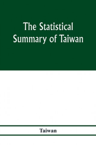 Kniha statistical summary of Taiwan 