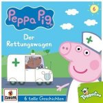 Hanganyagok Peppa Pig Hörspiele - Der Rettungswagen (und 5 weitere Geschichten), 1 Audio-CD 