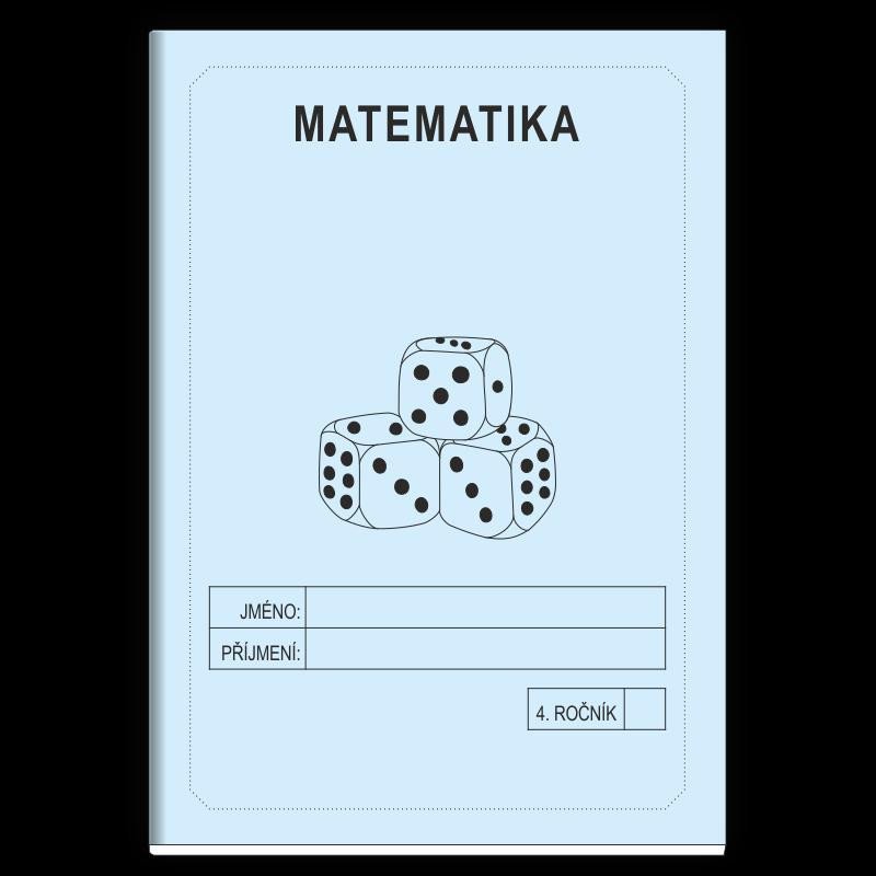 Papírszerek Matematika 4. ročník - školní sešit Rubínová Jitka