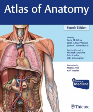 Książka Atlas of Anatomy Anne M Gilroy