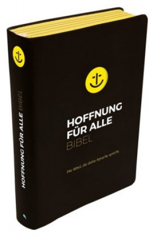 Könyv Hoffnung für alle. Die Bibel - "Black Hope Edition" Großformat mit Loch-Stanzung Fontis - Brunnen Basel
