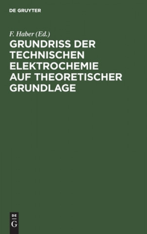 Kniha Grundriss Der Technischen Elektrochemie Auf Theoretischer Grundlage 