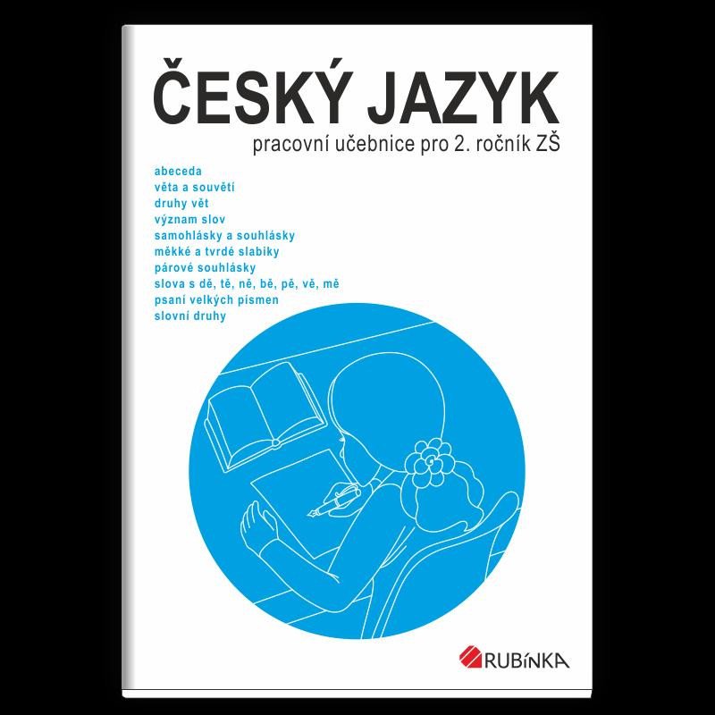 Kniha Český jazyk 2 - pracovní učebnice pro 2. ročník ZŠ Rubínová Jitka