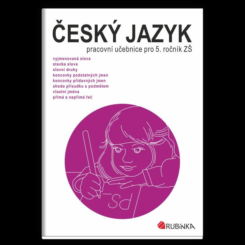Книга Český jazyk 5 - pracovní učebnice pro 5. ročník ZŠ Rubínová Jitka