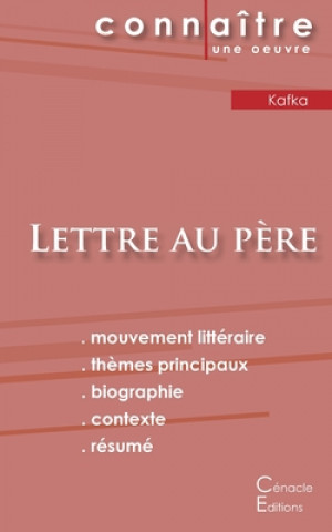 Boek Fiche de lecture Lettre au pere de Kafka (Analyse litteraire de reference et resume complet) Franz Kafka