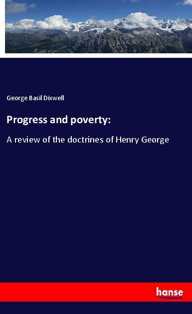 Knjiga Progress and poverty: 