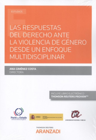 Kniha Las respuestas del derecho ante la violencia de género desde un enfoque multidis ANA GIMENEZ COSTA