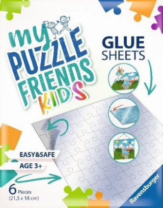 Joc / Jucărie Ravensburger Kinderpuzzle - 13301 My Puzzle Friends Glue Sheets - Klebefolien für Kinderpuzzle 