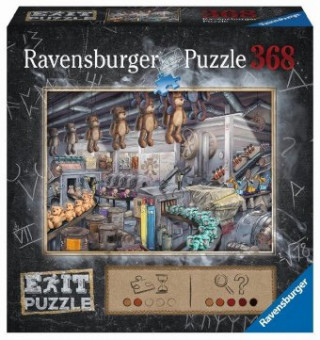 Gra/Zabawka Ravensburger Exit Puzzle 16484 In der Spielzeugfabrik 368 Teile 