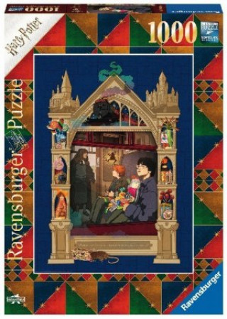 Játék Ravensburger Puzzle 16748 - Harry Potter auf dem Weg nach Hogwarts - 1000 Teile Puzzle für Erwachsene und Kinder ab 14 Jahren 