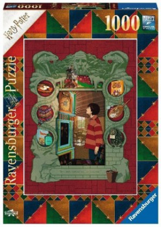 Joc / Jucărie Ravensburger Puzzle 16516 - Harry Potter bei der Weasley Familie - 1000 Teile Puzzle für Erwachsene und Kinder ab 14 Jahren 