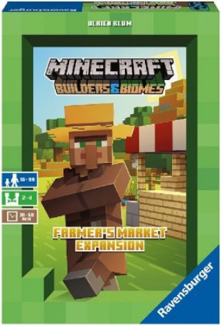 Joc / Jucărie Ravensburger 26869 - Minecraft Builders & Biomes Farmers Market Expansion - Erweiterung zum Brettspiel Minecraft Builders & Biomes , Spiel für Erwachs 