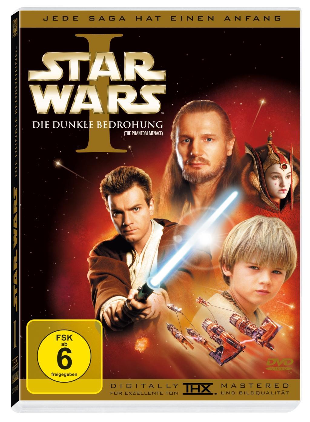 Video Star Wars Episode 1, Die dunkle Bedrohung, 1 DVD George Lucas