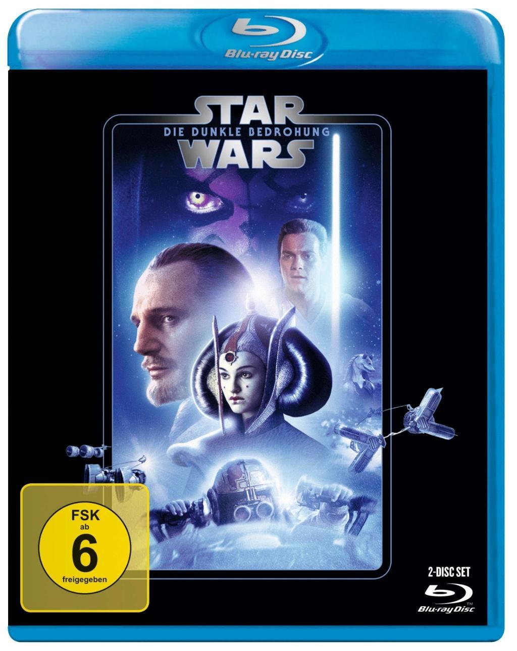 Filmek Star Wars Episode 1, Die dunkle Bedrohung, 1 Blu-ray George Lucas