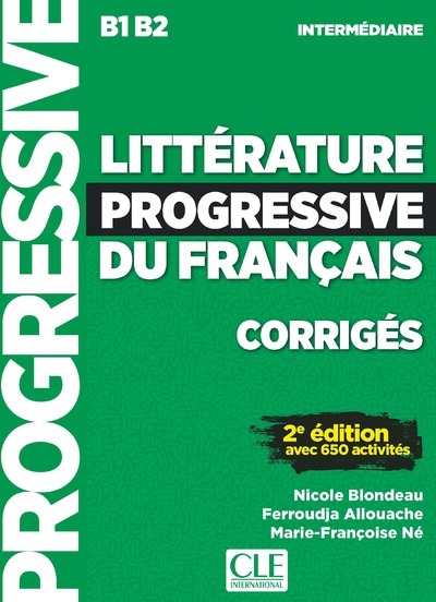 Book Litterature progressive du francais 2eme edition NICOLE BLONDEAU