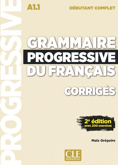 Carte Grammaire progressive du francais - Nouvelle edition MAIA GREGOIRE
