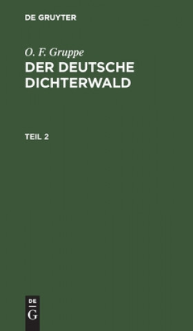 Knjiga O. F. Gruppe: Der Deutsche Dichterwald. Teil 2 Otto Friedrich Gruppe