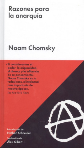 Knjiga Razones para la anarquía [5ª edición] NOAM CHOMSKY