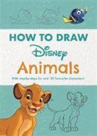 Kniha Disney How to Draw Animals Disney