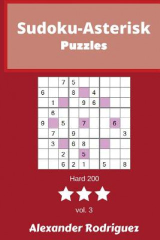 Book Sudoku-Asterisk Puzzles - Hard 200 vol. 3 Alexander Rodriguez