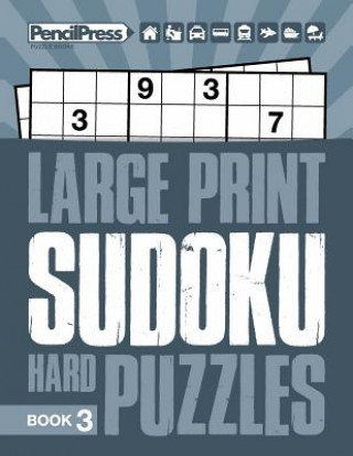 Knjiga Large Print Hard Puzzles Book 3 Sudoku Puzzle Books