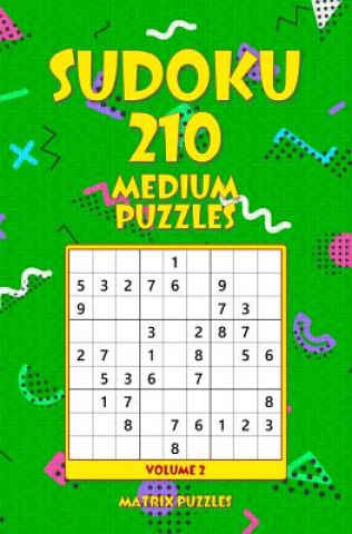 Carte SUDOKU 210 Medium Puzzles Matrix Puzzles