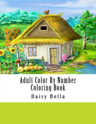 Könyv Adult Color By Number Coloring Book: Giant Super Jumbo Mega Coloring Book Over 100 Pages of Gardens, Landscapes, Animals, Butterflies and More For Str Daisy Bella