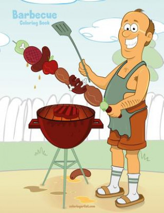 Knjiga Barbecue Coloring Book 1 Nick Snels