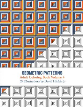 Kniha Geometric Patterns - Adult Coloring Book Vol. 4 David Hinkin Jr