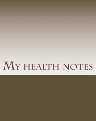 Kniha My Health Notes Dr Hank Hsu