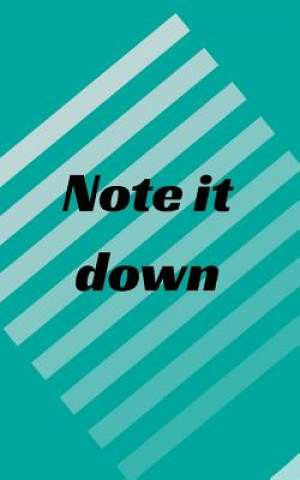 Kniha Note it down Joba Stationery