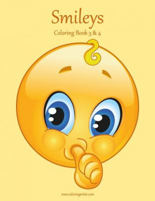 Knjiga Smileys Coloring Book 3 & 4 Nick Snels
