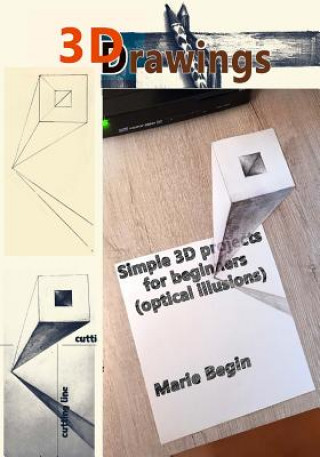Carte 3D Drawings: Simple 3D Projects for Beginners (Optical Illusions) Marie Begin
