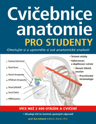 Kniha Cvičebnice anatomie pro studenty Ken Ashwell