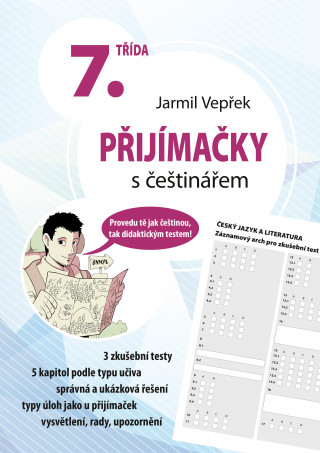 Libro Přijímačky s češtinářem 7. třída Jarmil Vepřek