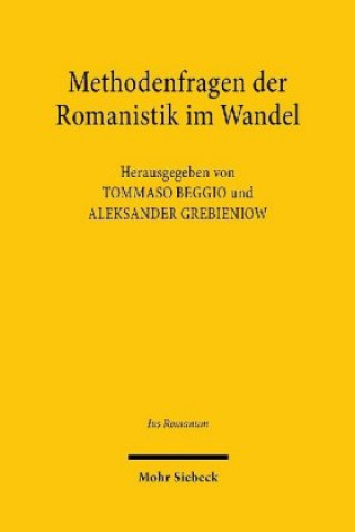 Kniha Methodenfragen der Romanistik im Wandel Aleksander Grebieniow