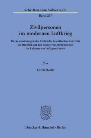 Kniha Zivilpersonen im modernen Luftkrieg. 