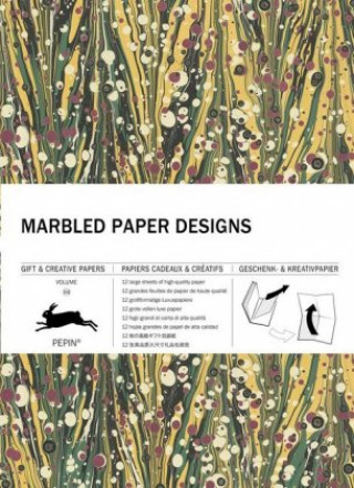 Книга Marbled Paper Designs Pepin van Roojen