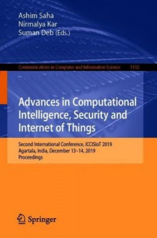 Buch Advances in Computational Intelligence, Security and Internet of Things Ashim Saha