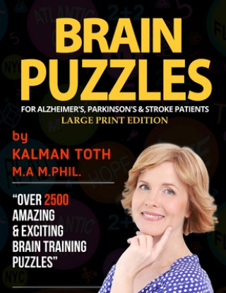 Book Brain Puzzles For Alzheimer's, Parkinson's & Stroke Patients 