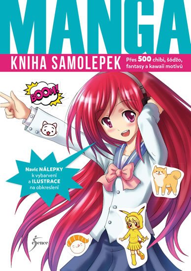 Book Kniha samolepek Manga 