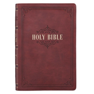 Kniha KJV Bible Giant Print Full Size Burgundy 